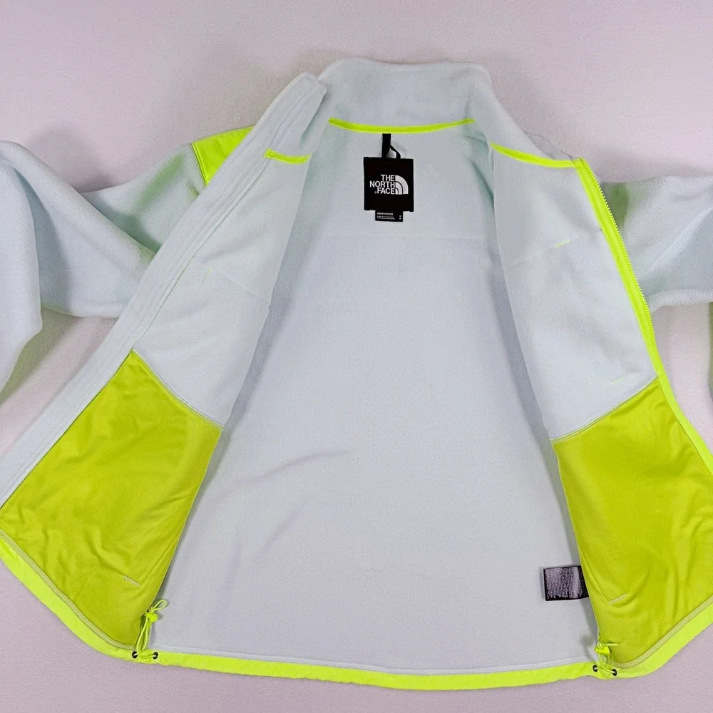 The North Face Denali Mens Size M Blue Yellow Fleece Polartec NF0A7UR2TK1  NEW